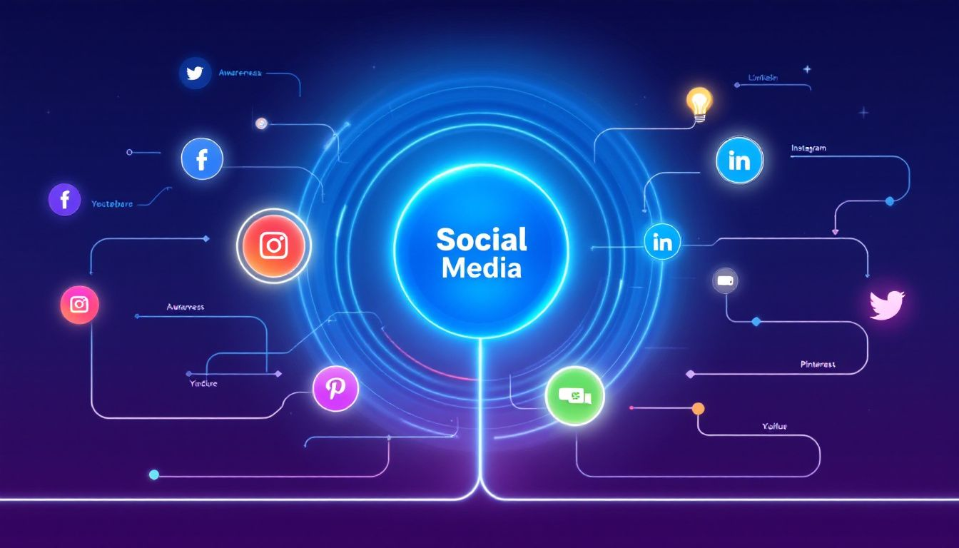 Eine Grafik, die die Vorteile von Social Media für die Leadgenerierung darstellt.